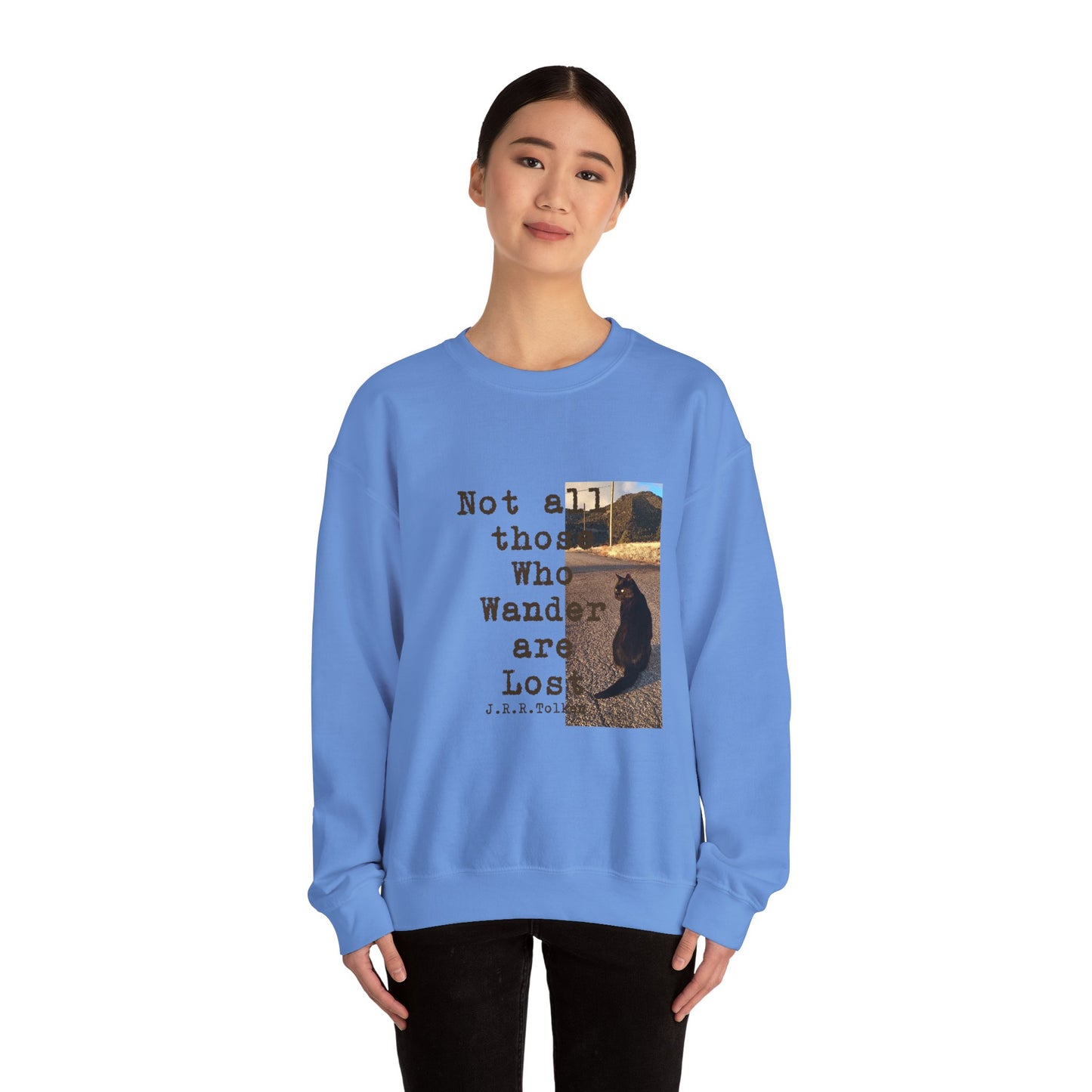 Wandering Kitty Unisex Heavy Blend™ Crewneck Sweatshirt