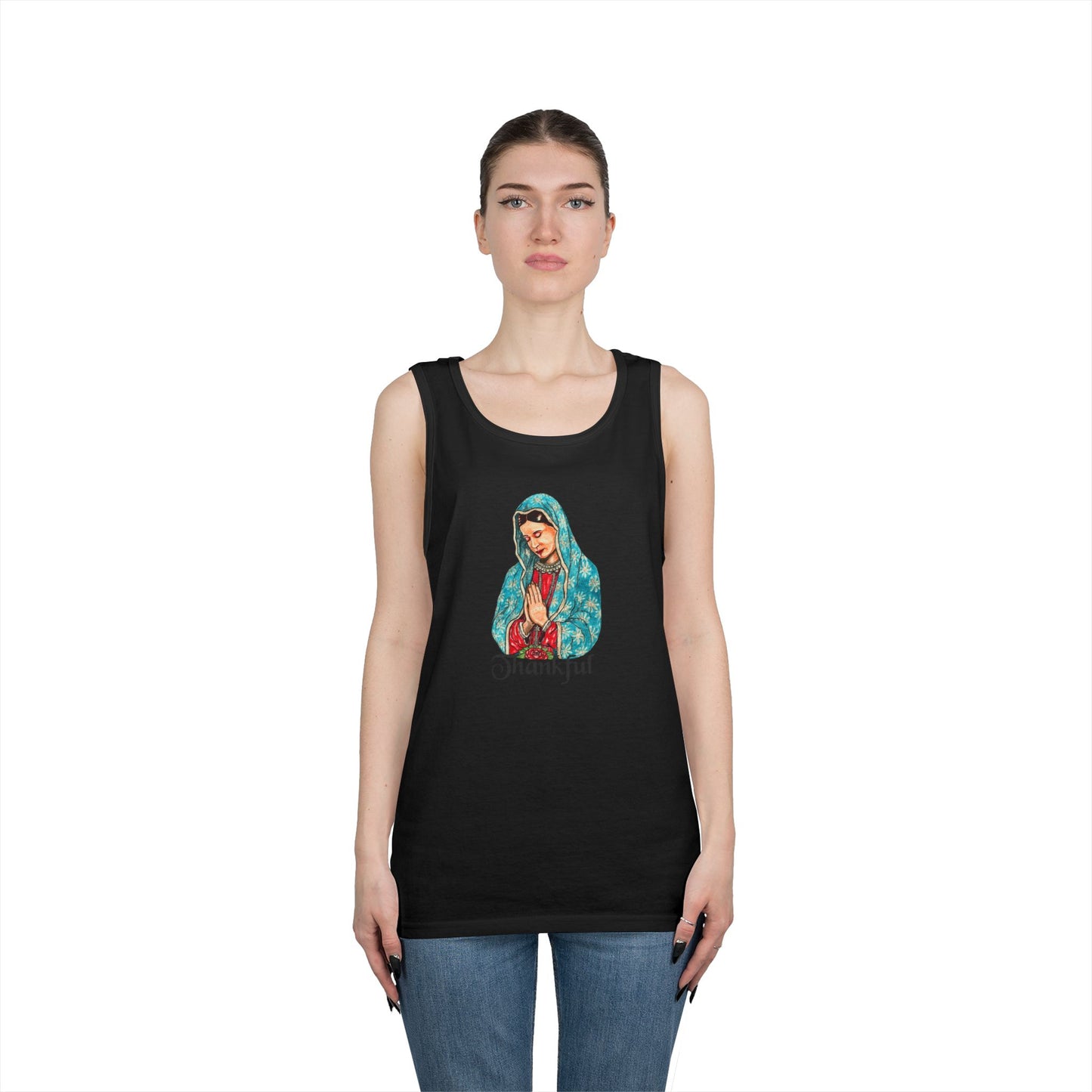Thankful Unisex Heavy Cotton Tank Top