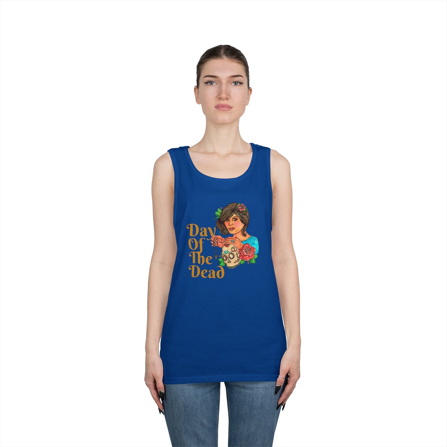 Day of the Dead Unisex Heavy Cotton Tank Top