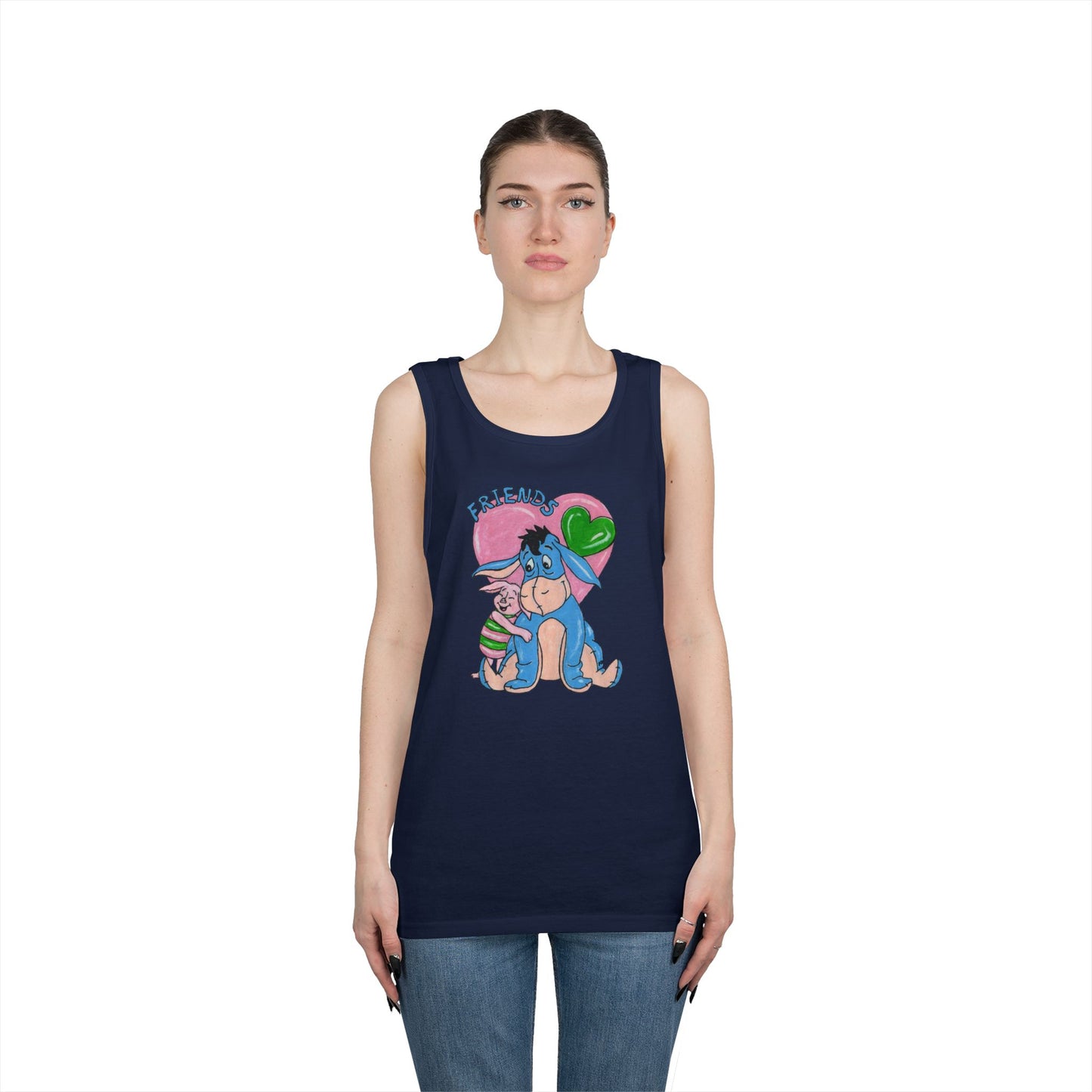 Best Friends Unisex Heavy Cotton Tank Top