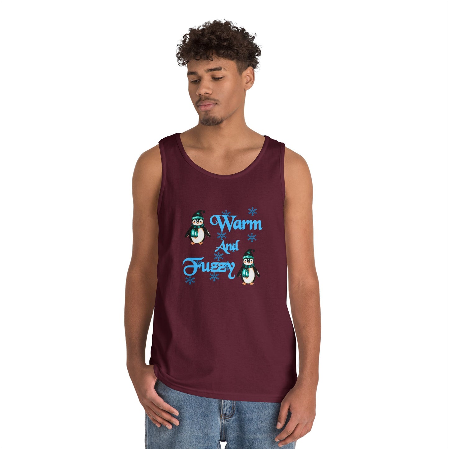 Warm and Fuzzy Unisex Heavy Cotton Tank Top