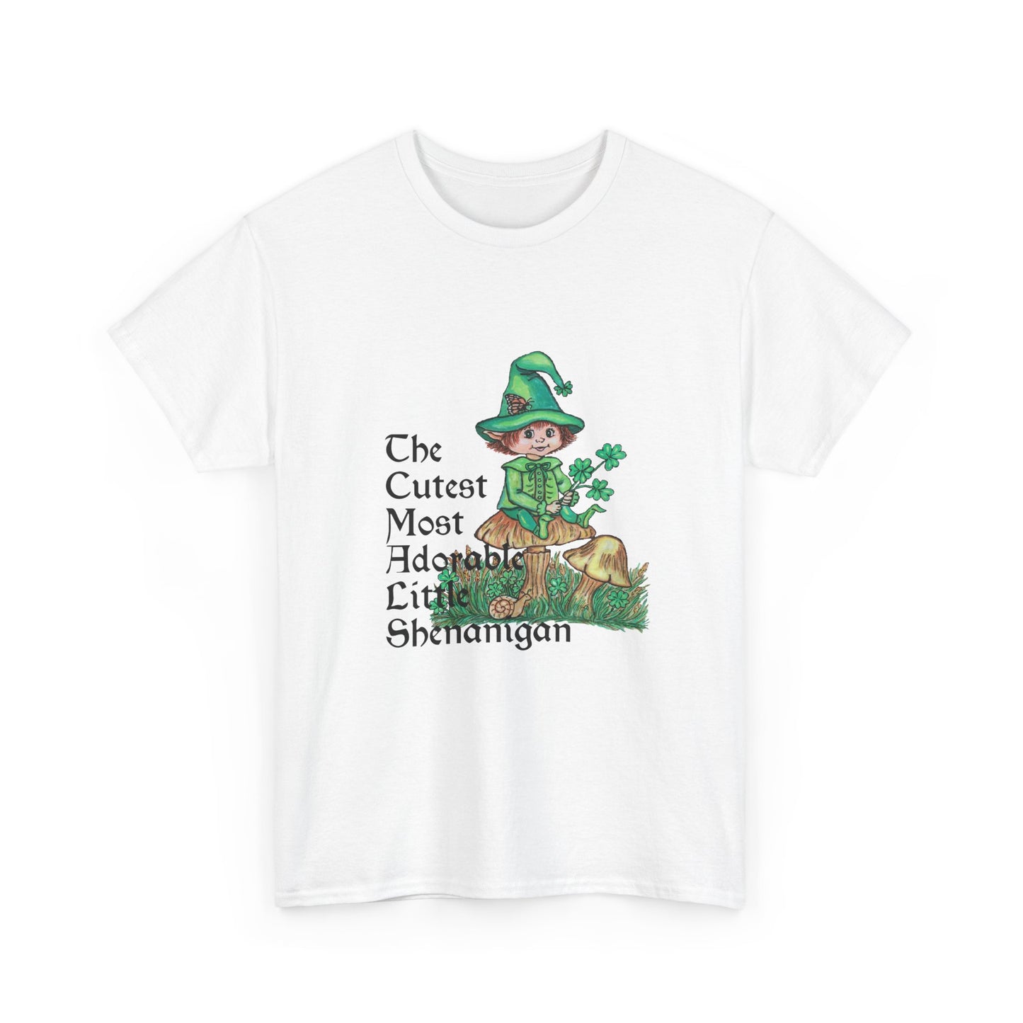 Cutest Leprechaun Unisex Heavy Cotton Tee