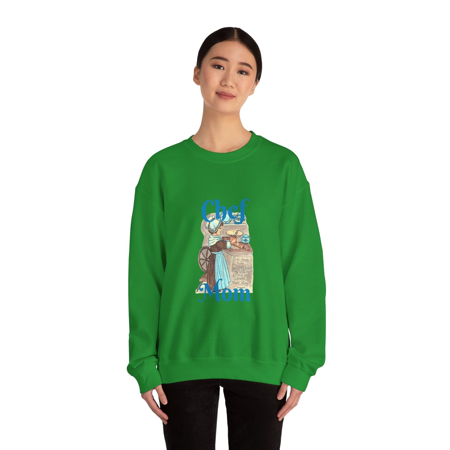 Chef Mom Unisex Heavy Blend™ Crewneck Sweatshirt