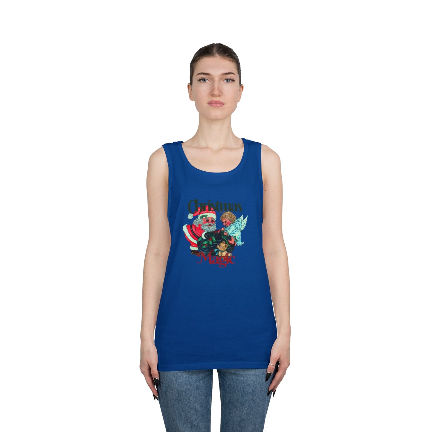 Christmas Magic Unisex Heavy Cotton Tank Top