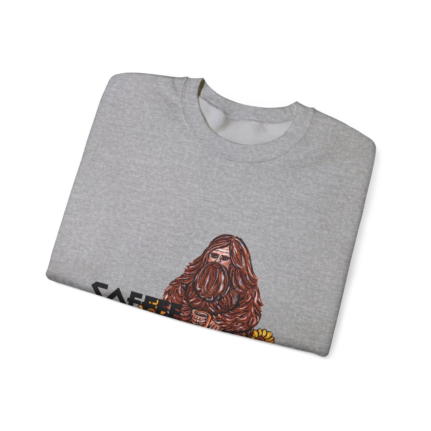 Coffee With Sasquatch Unisex Heavy Blend™ Crewneck Sweatshirt