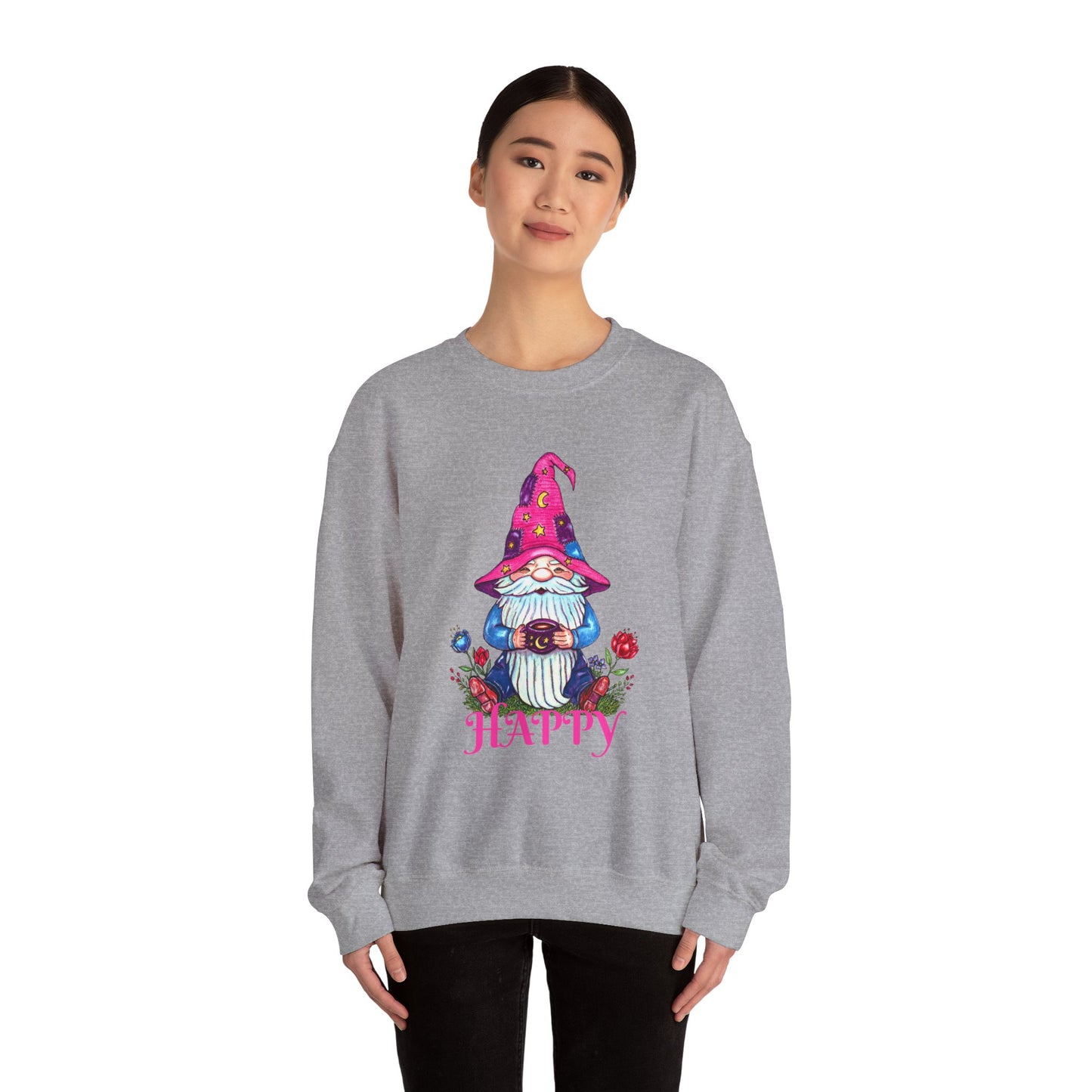 Happy Gnome Unisex Heavy Blend™ Crewneck Sweatshirt