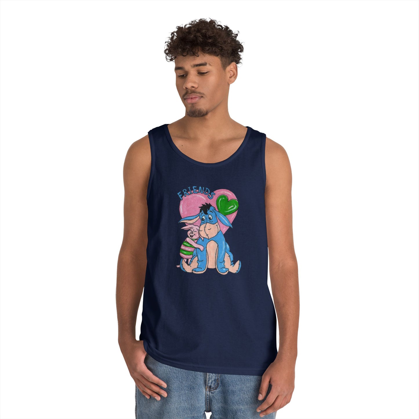 Best Friends Unisex Heavy Cotton Tank Top