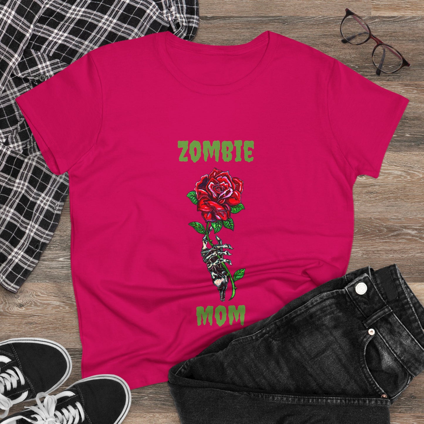 Zombie Mom Women's Midweight Cotton Tee