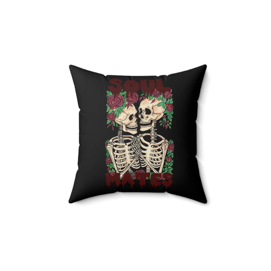 Soul Mates Spun Polyester Square Pillow
