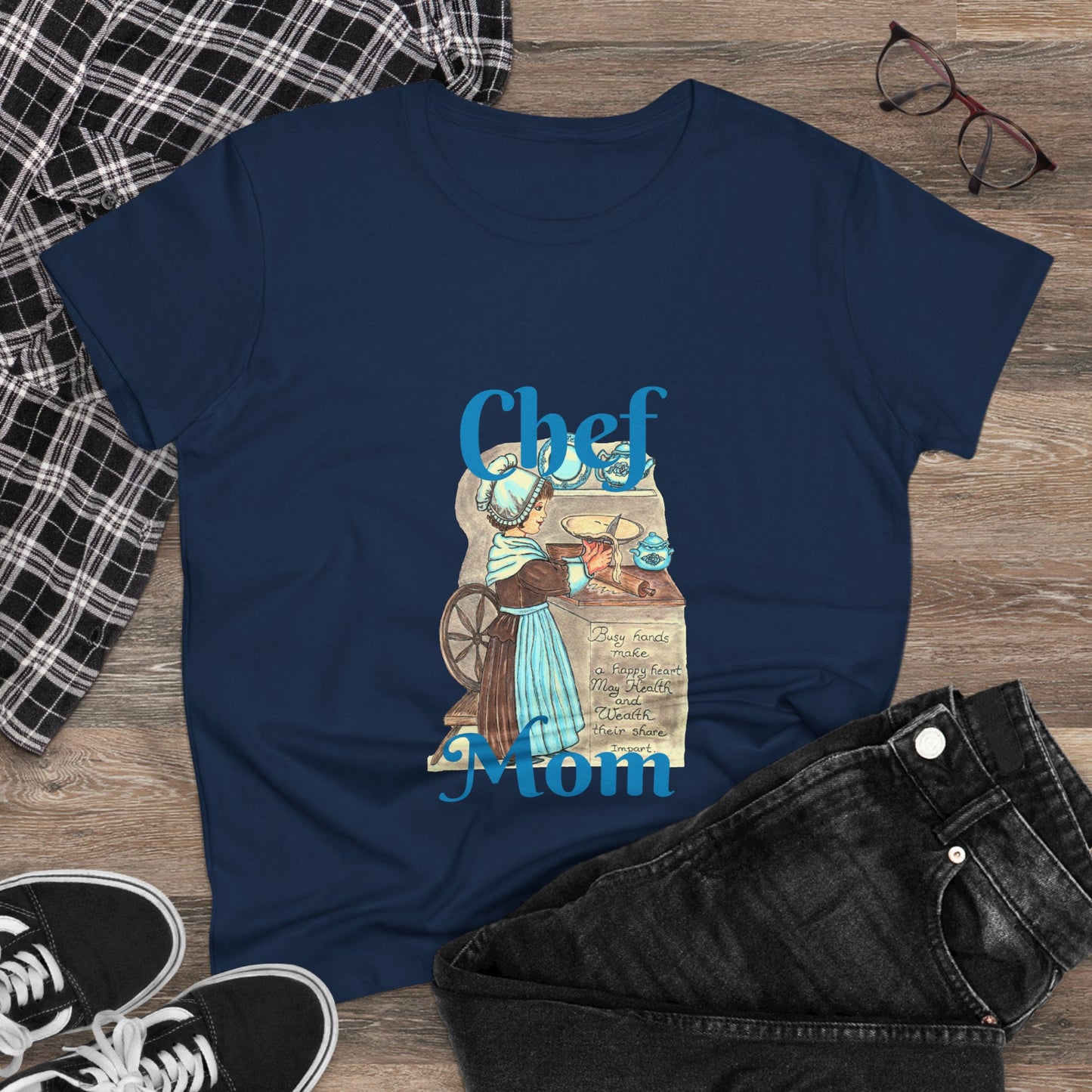 Chef Mom Women's Midweight Cotton Tee