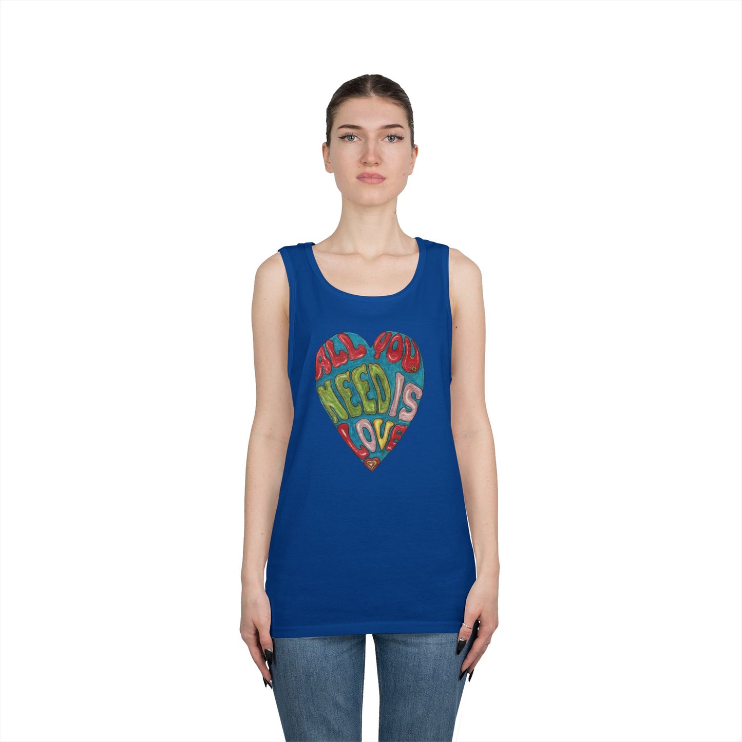 Love Unisex Heavy Cotton Tank Top