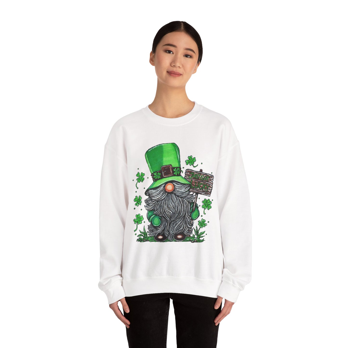 Gnomish Leprechaun Unisex Heavy Blend™ Crewneck Sweatshirt