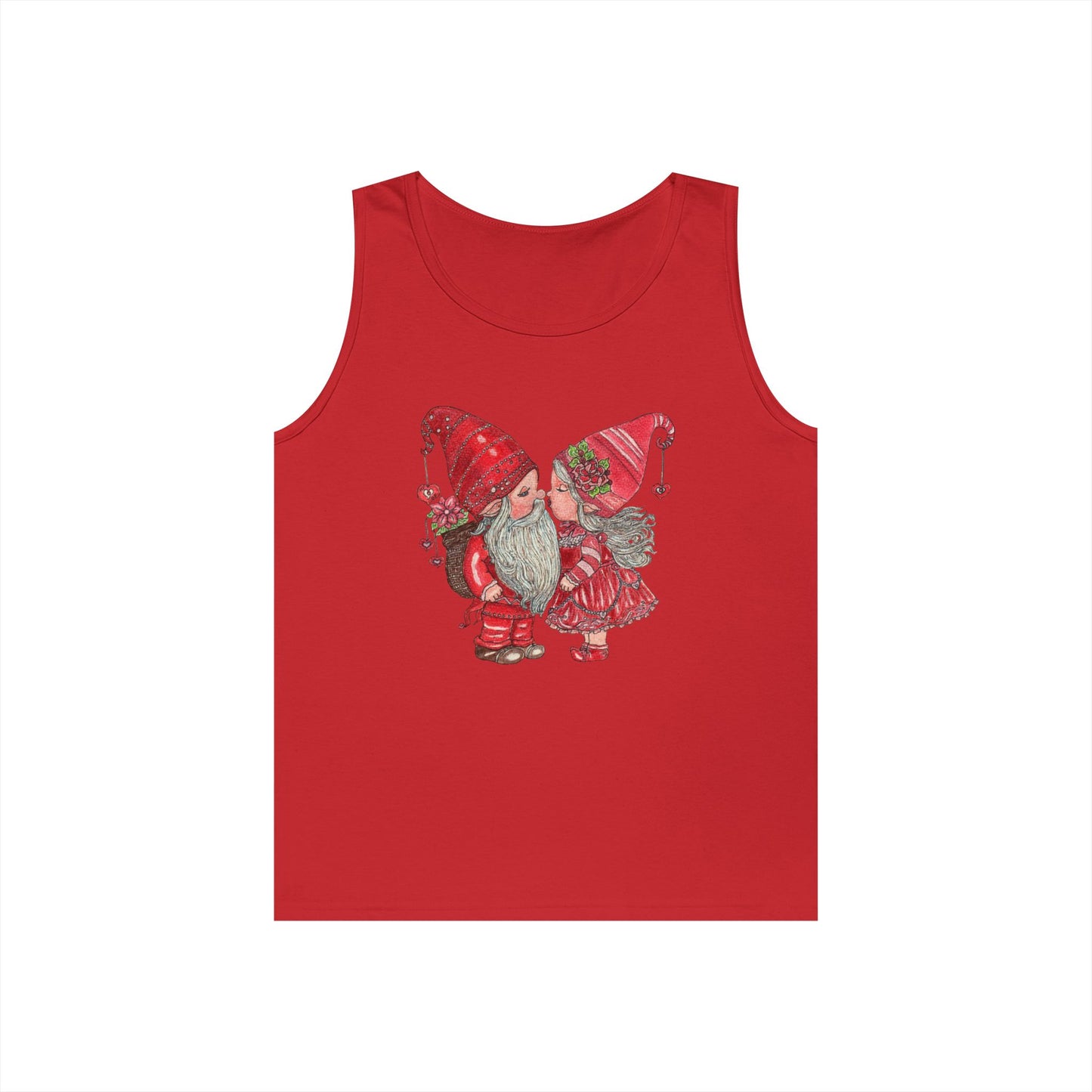 Gnome Lovers Unisex Heavy Cotton Tank Top