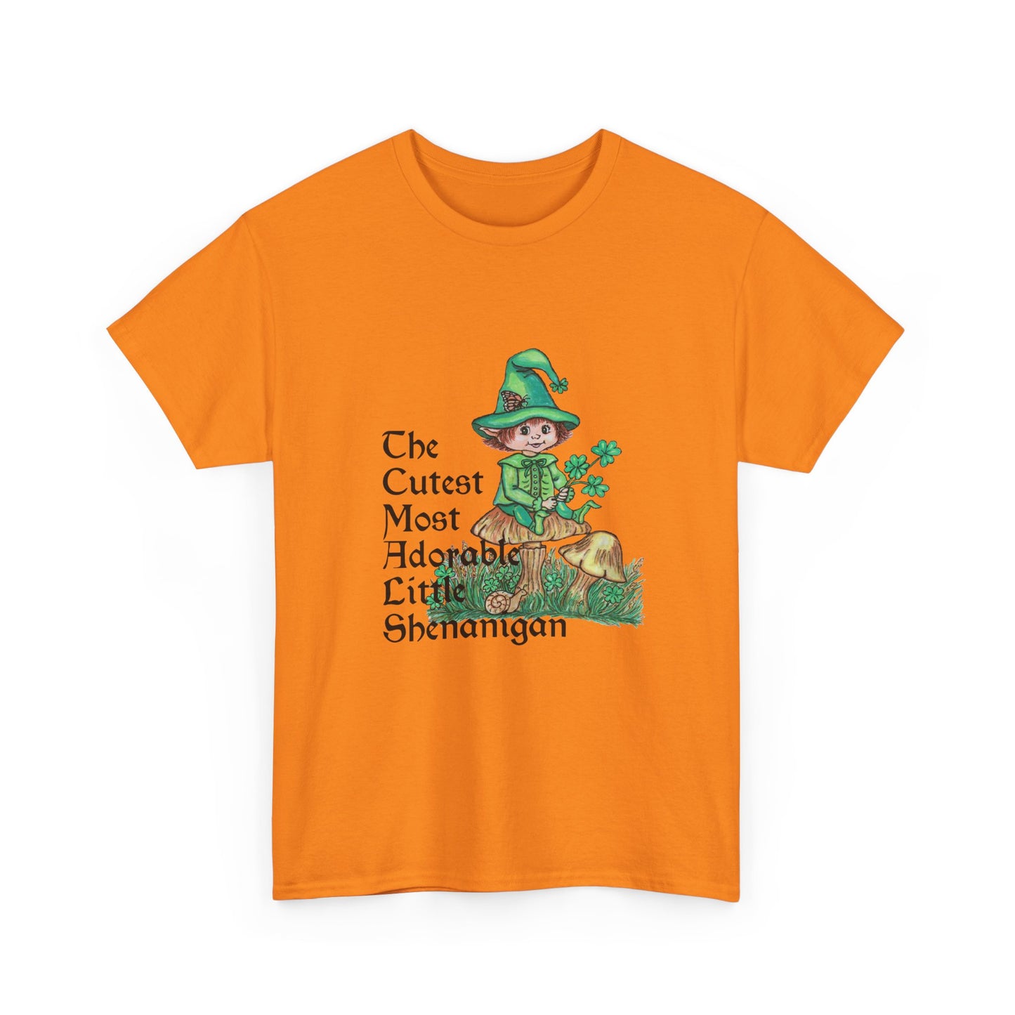 Cutest Leprechaun Unisex Heavy Cotton Tee