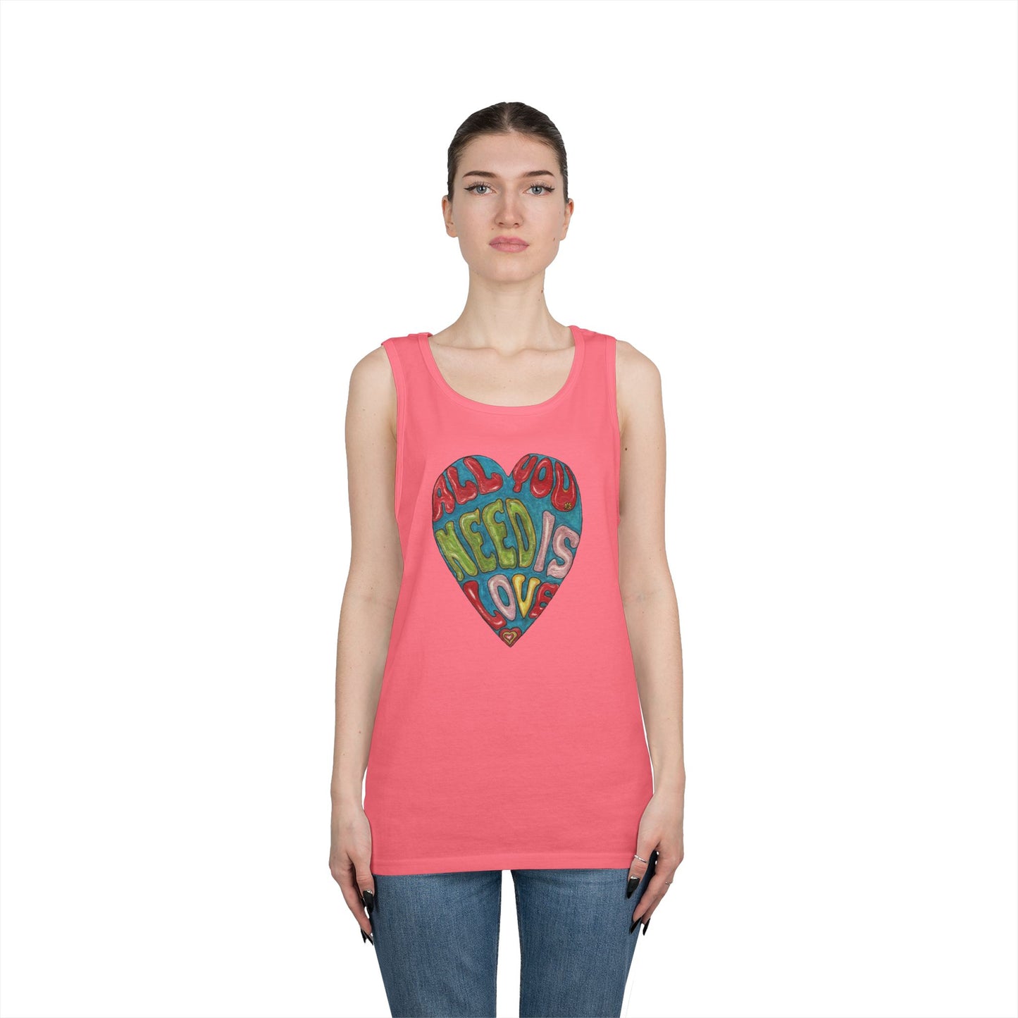 Love Unisex Heavy Cotton Tank Top