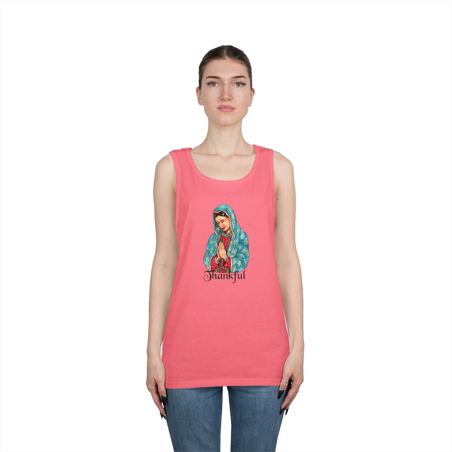 Thankful Unisex Heavy Cotton Tank Top