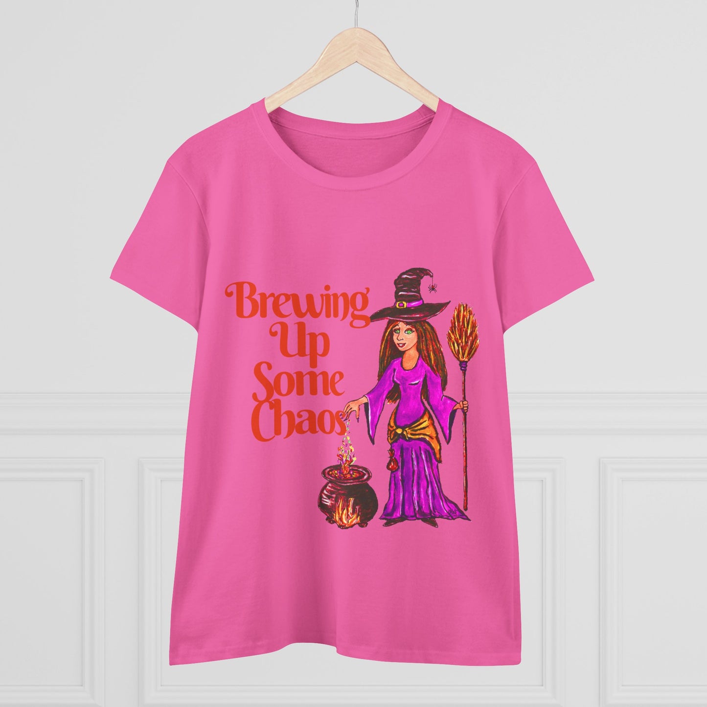Brewing Up Some Chaos Women's Midweight Cotton Tee