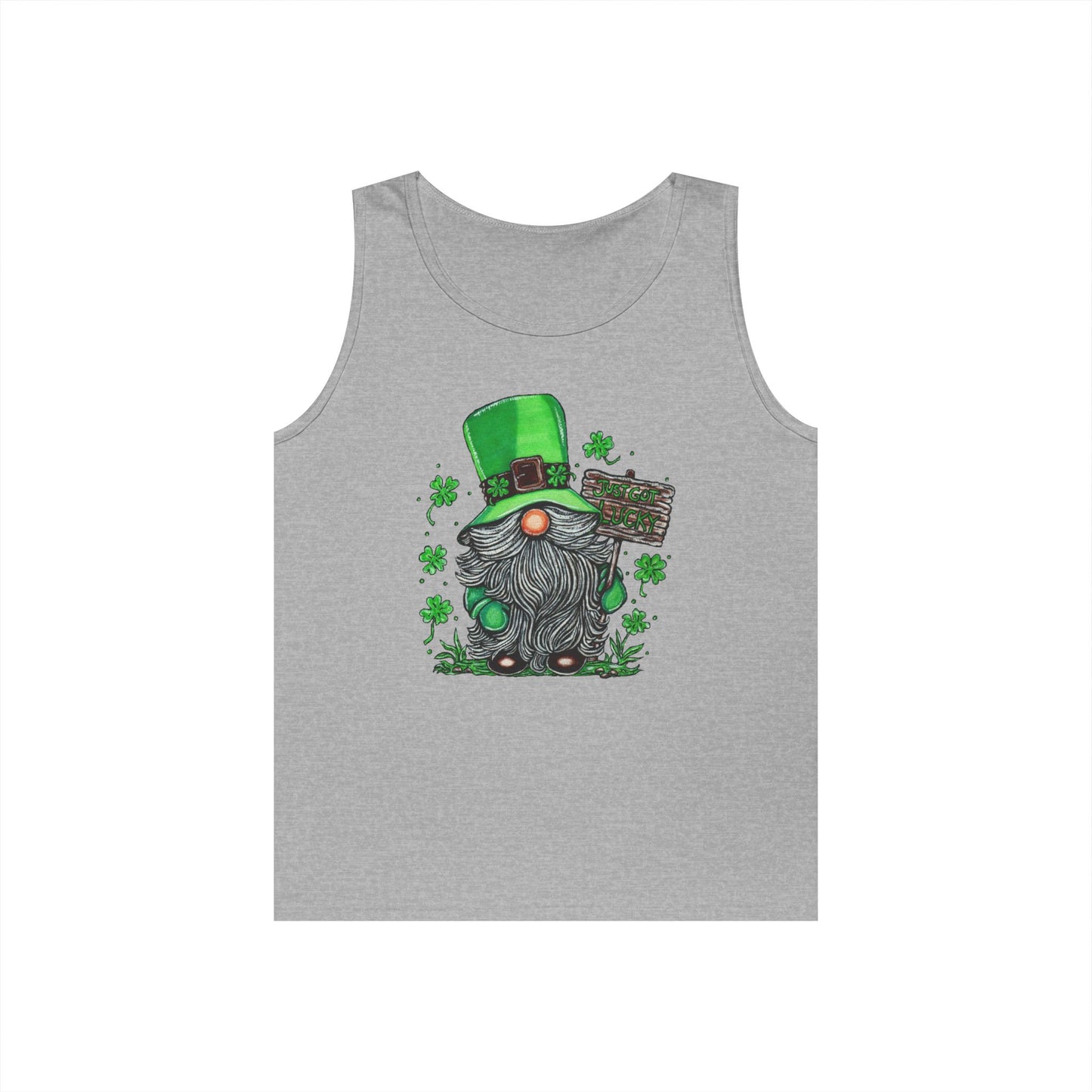 Gnomish Leprechaun Unisex Heavy Cotton Tank Top
