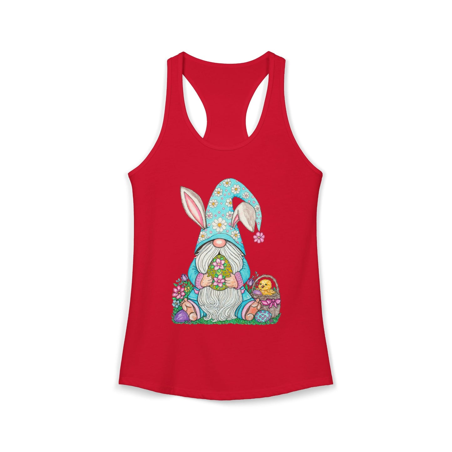 Easter Gnome Women's Ideal Racerback Tank