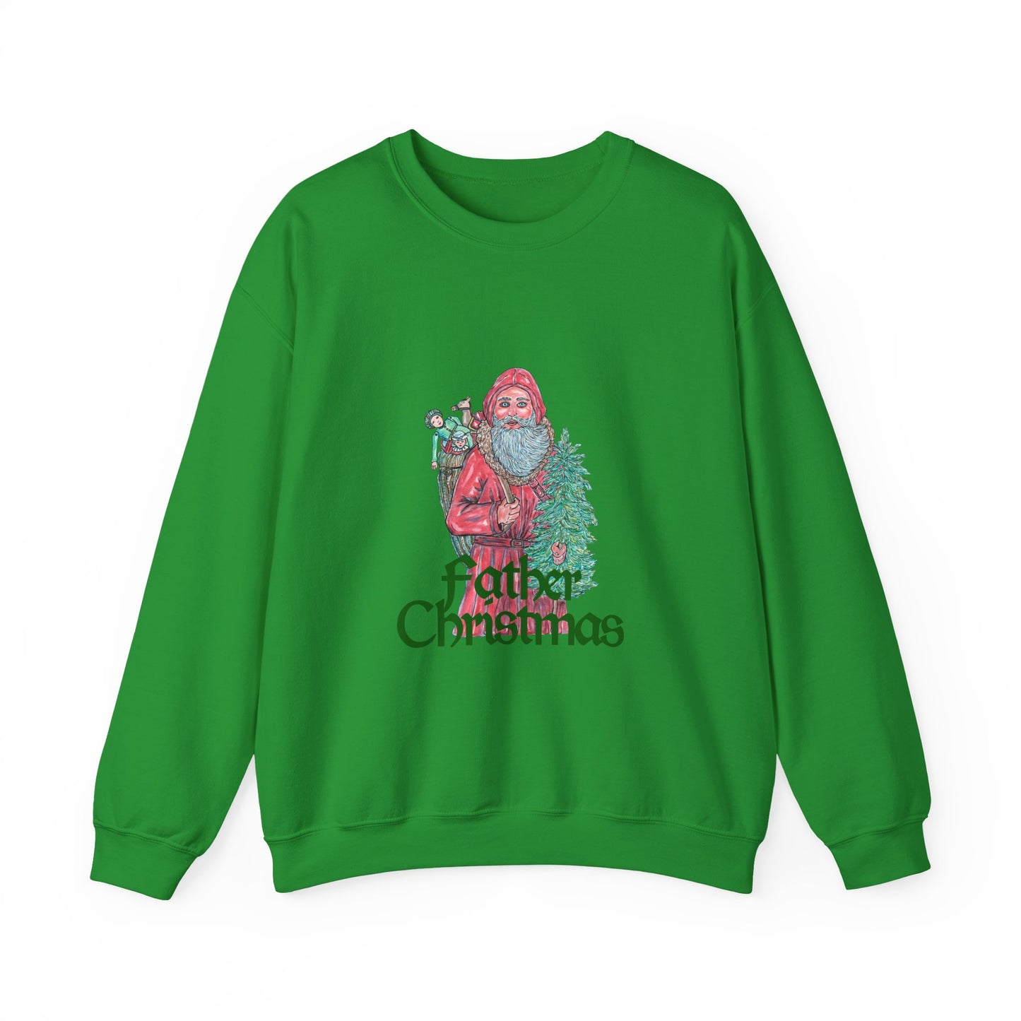 Father Christmas Unisex Heavy Blend™ Crewneck Sweatshirt