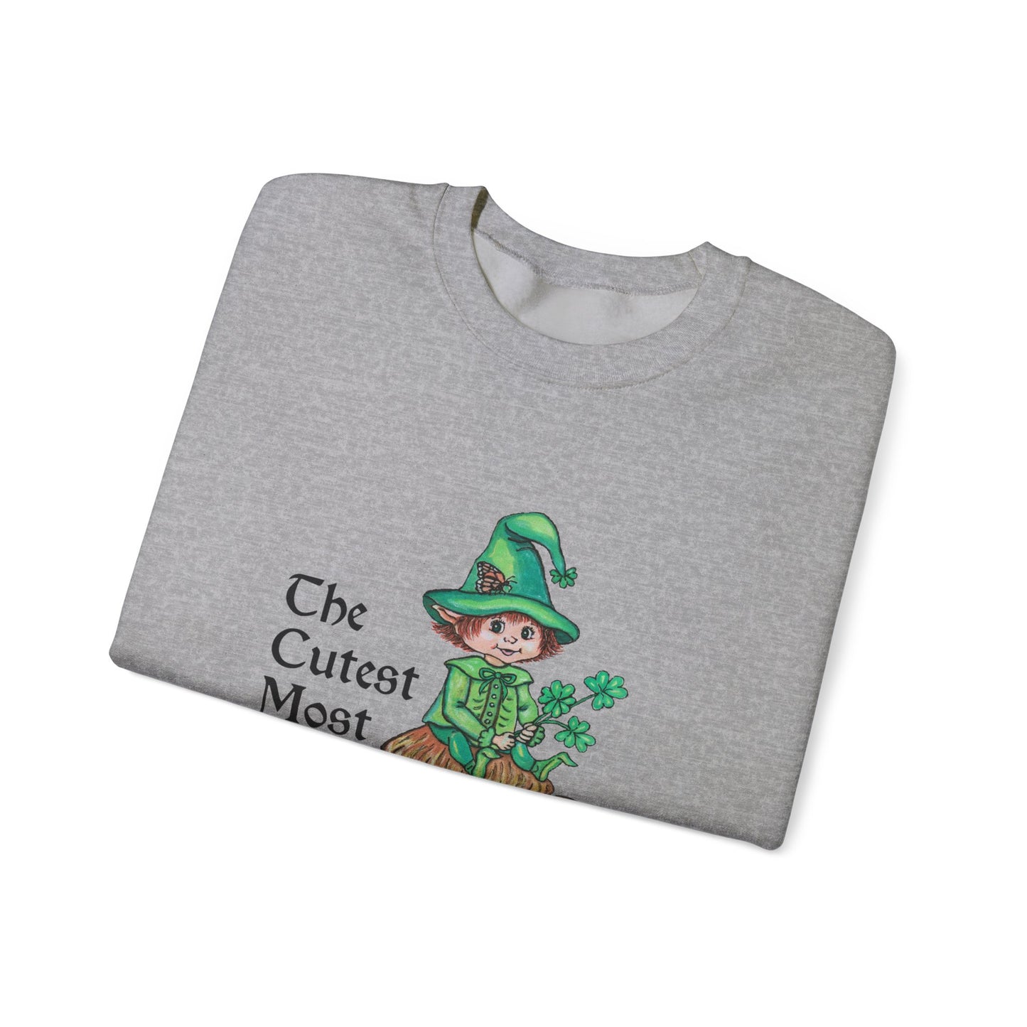 Cutest Leprechaun Unisex Heavy Blend™ Crewneck Sweatshirt