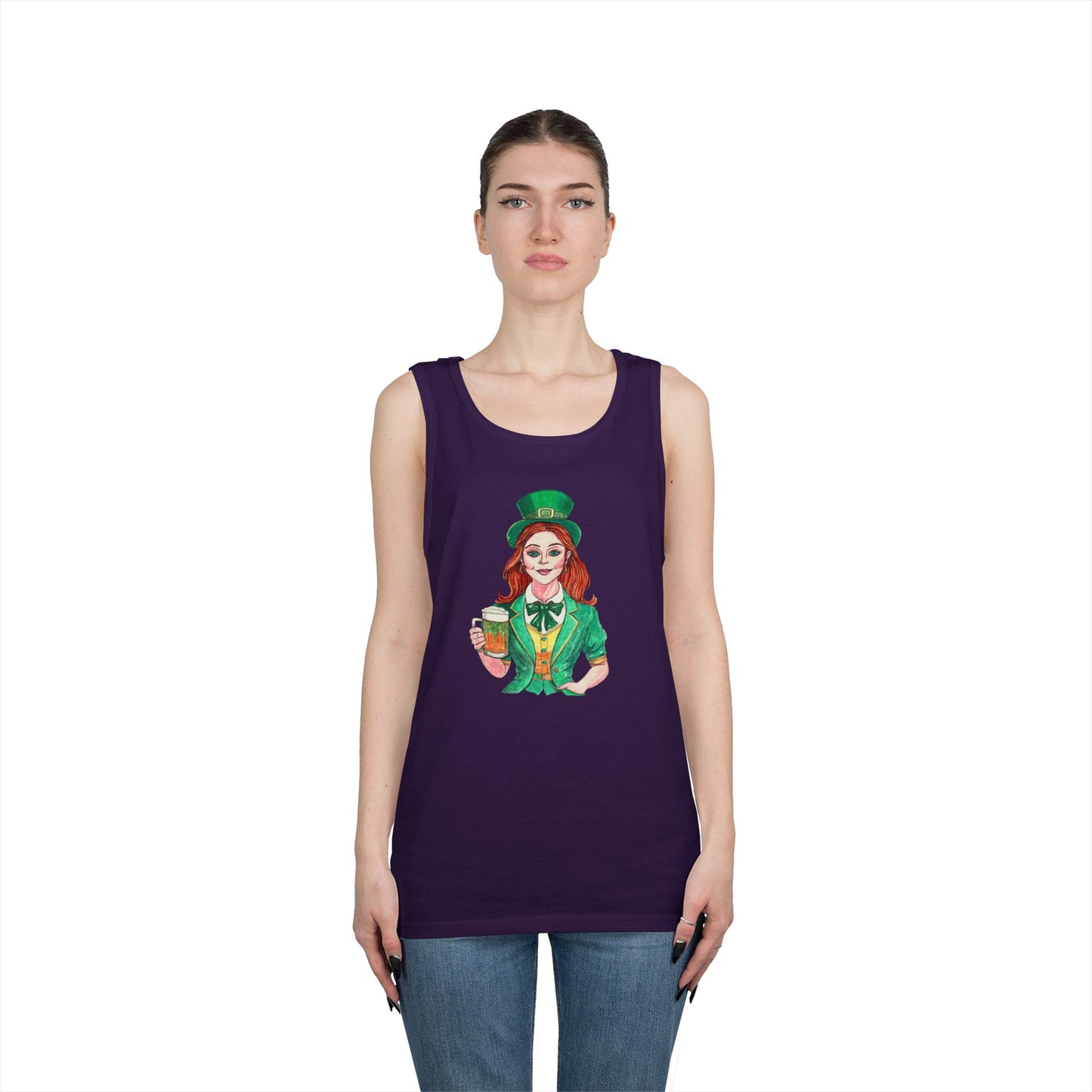 Paddy's Day Cheers Unisex Heavy Cotton Tank Top