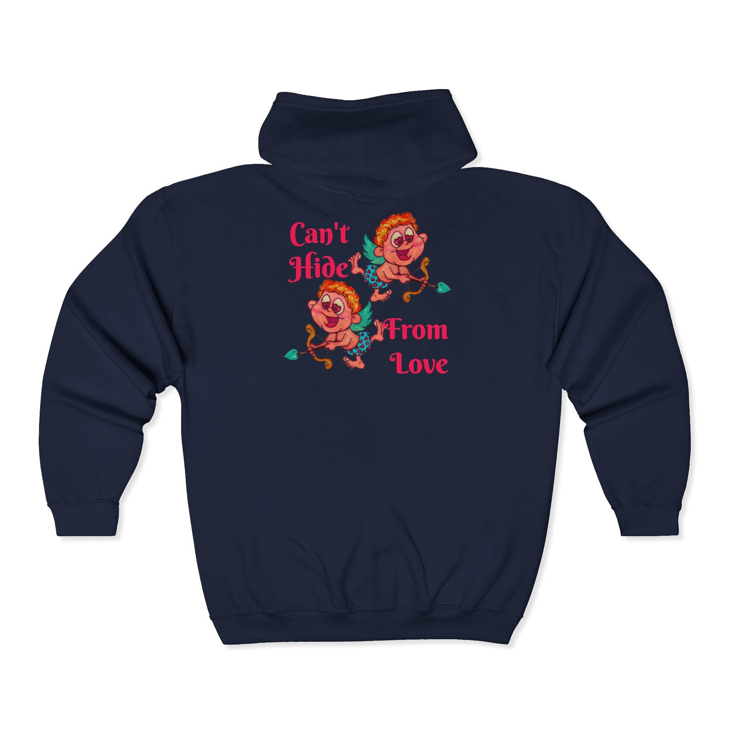 Can't Hide From Love Unisex Heavy Blend™ Full Zip Hooded Sweatshirt