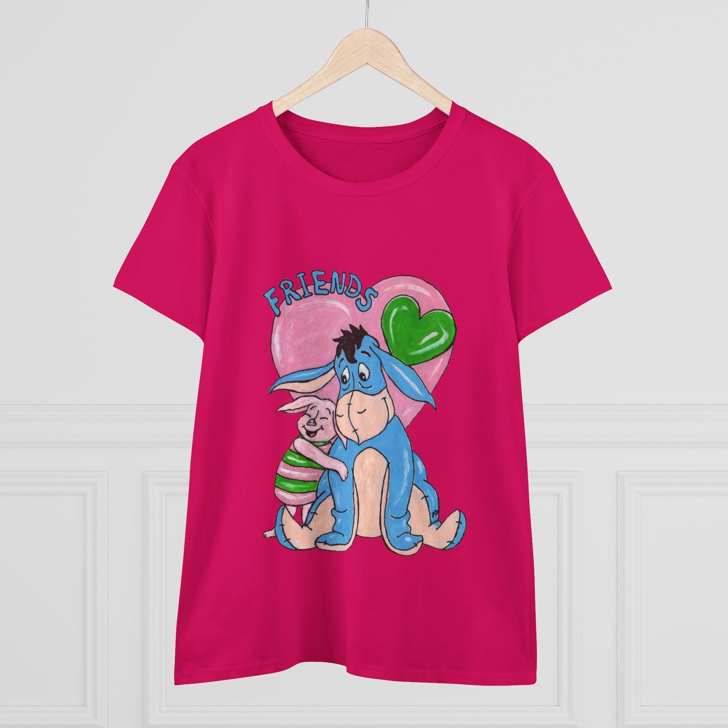 Best Friends Women's Midweight Cotton Tee
