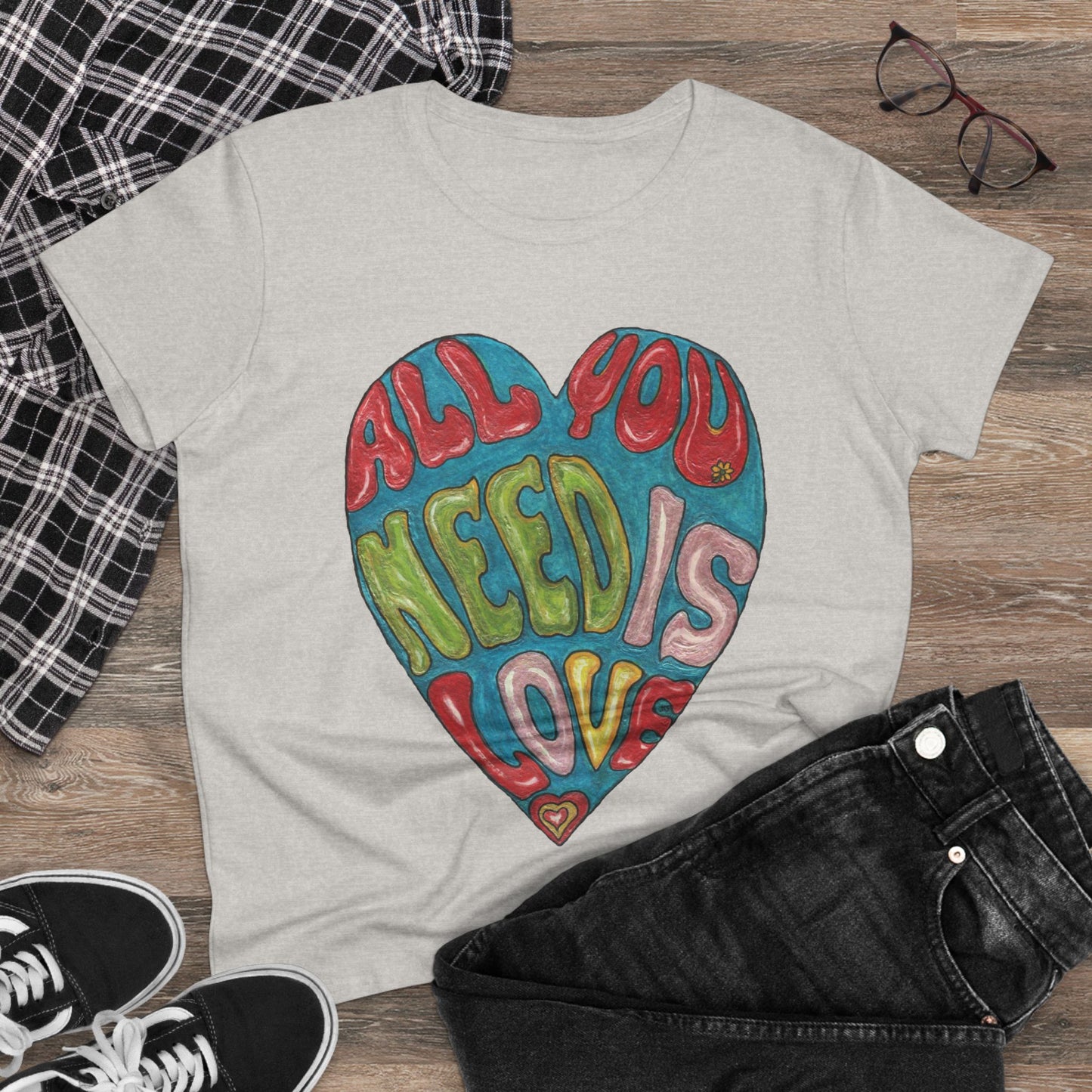 Love Women's Midweight Cotton Tee