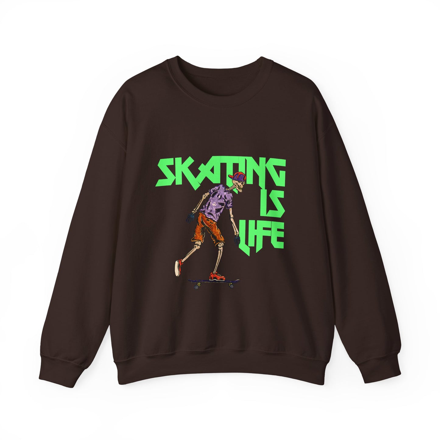 Skating is Life Unisex Heavy Blend™ Crewneck Sweatshirt