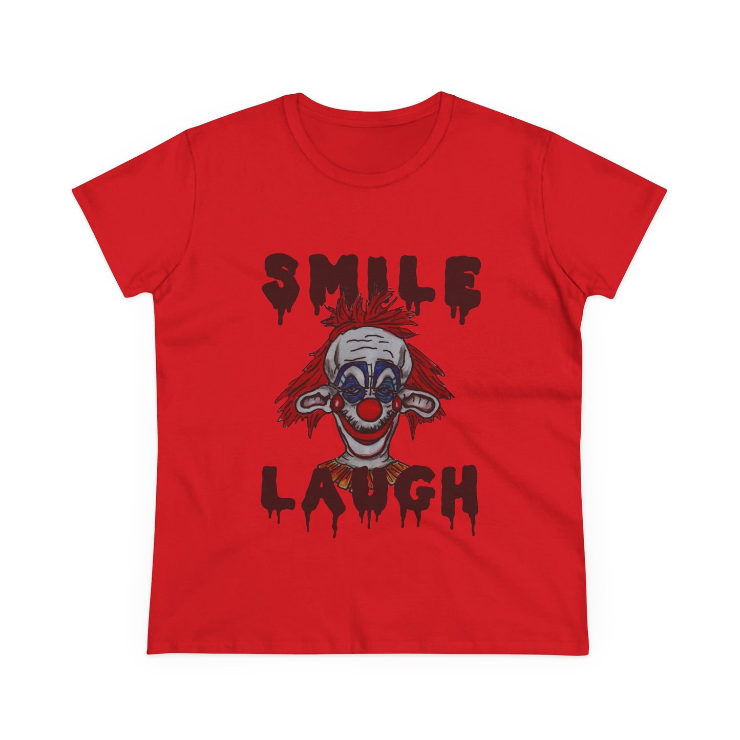 Smile, Laugh Women's Midweight Cotton Tee