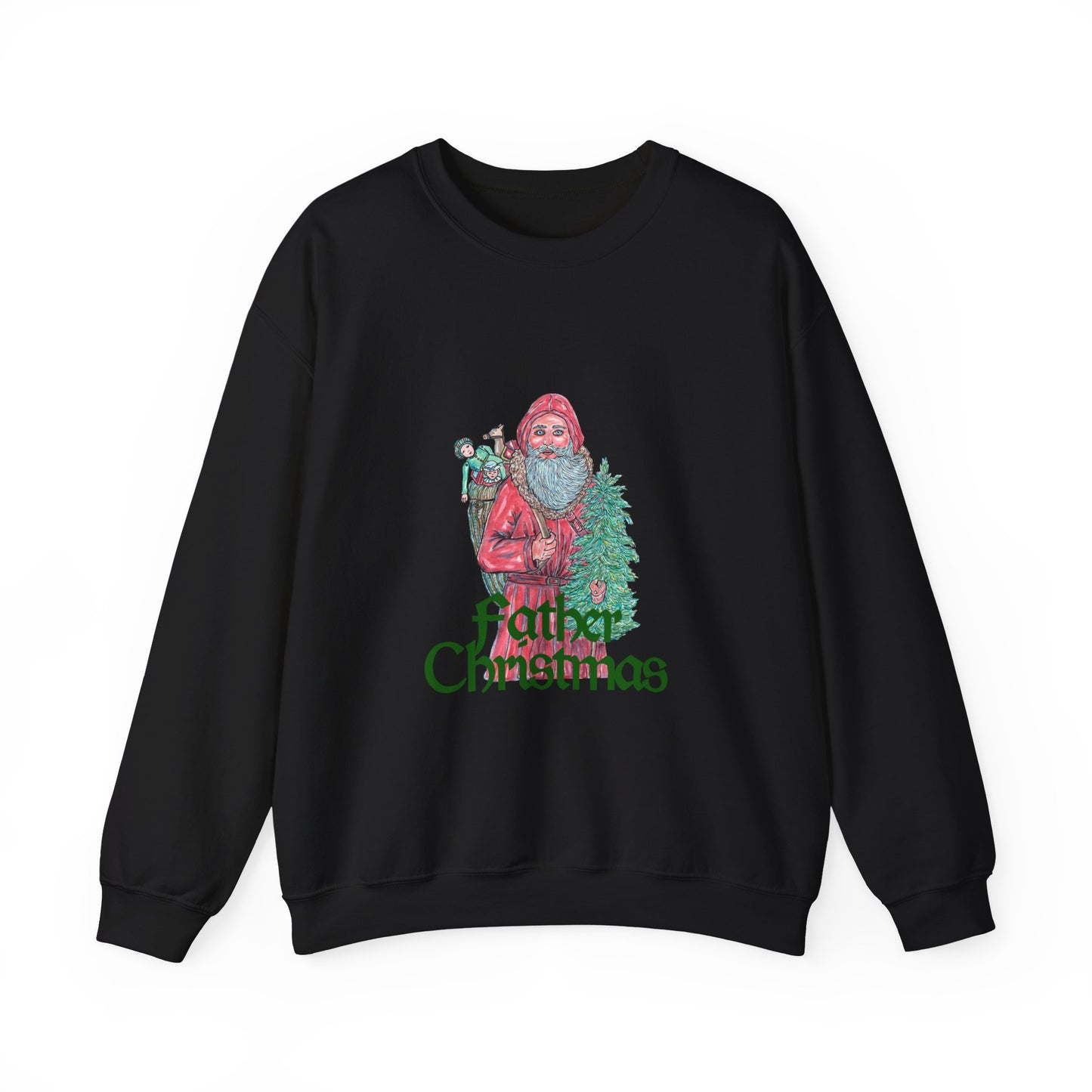 Father Christmas Unisex Heavy Blend™ Crewneck Sweatshirt