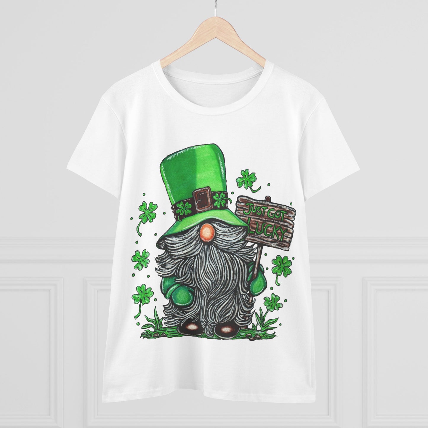 Gnomish Leprechaun Women's Midweight Cotton Tee