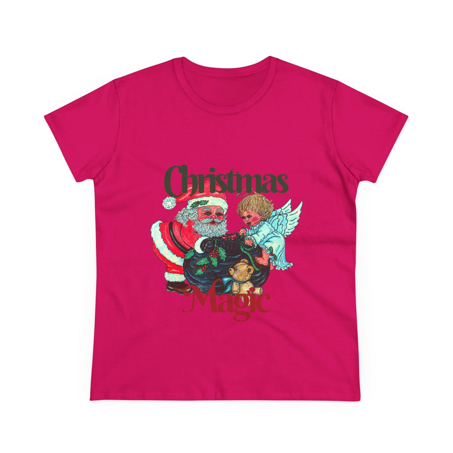 Christmas Magic Women's Midweight Cotton Tee