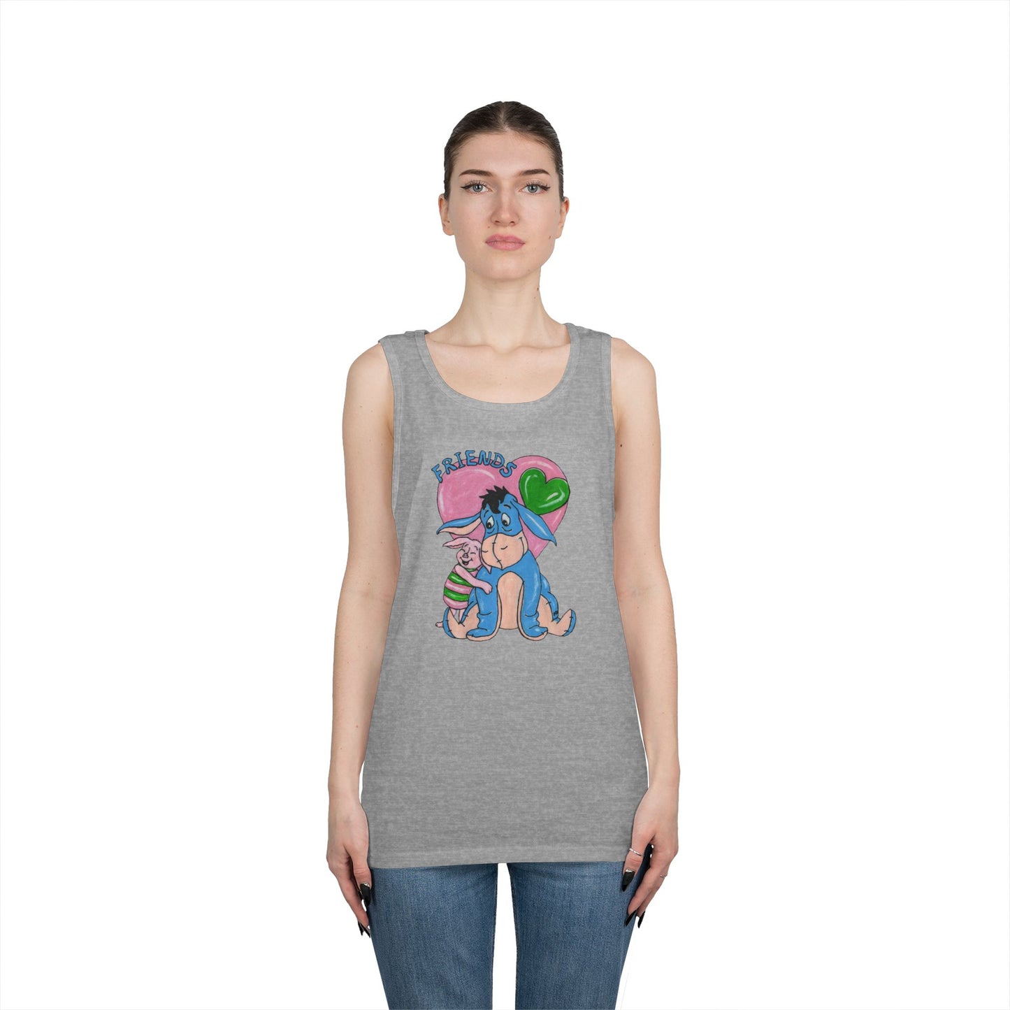 Best Friends Unisex Heavy Cotton Tank Top