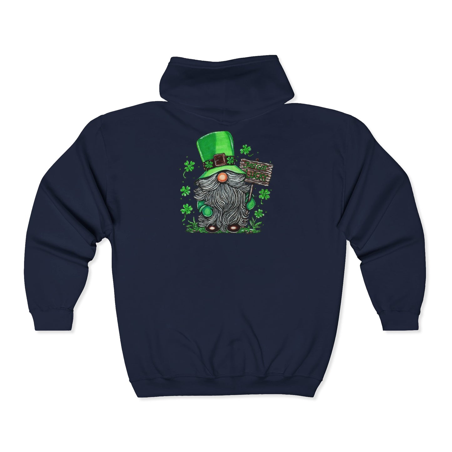 Gnomish Leprechaun Unisex Heavy Blend™ Full Zip Hooded Sweatshirt
