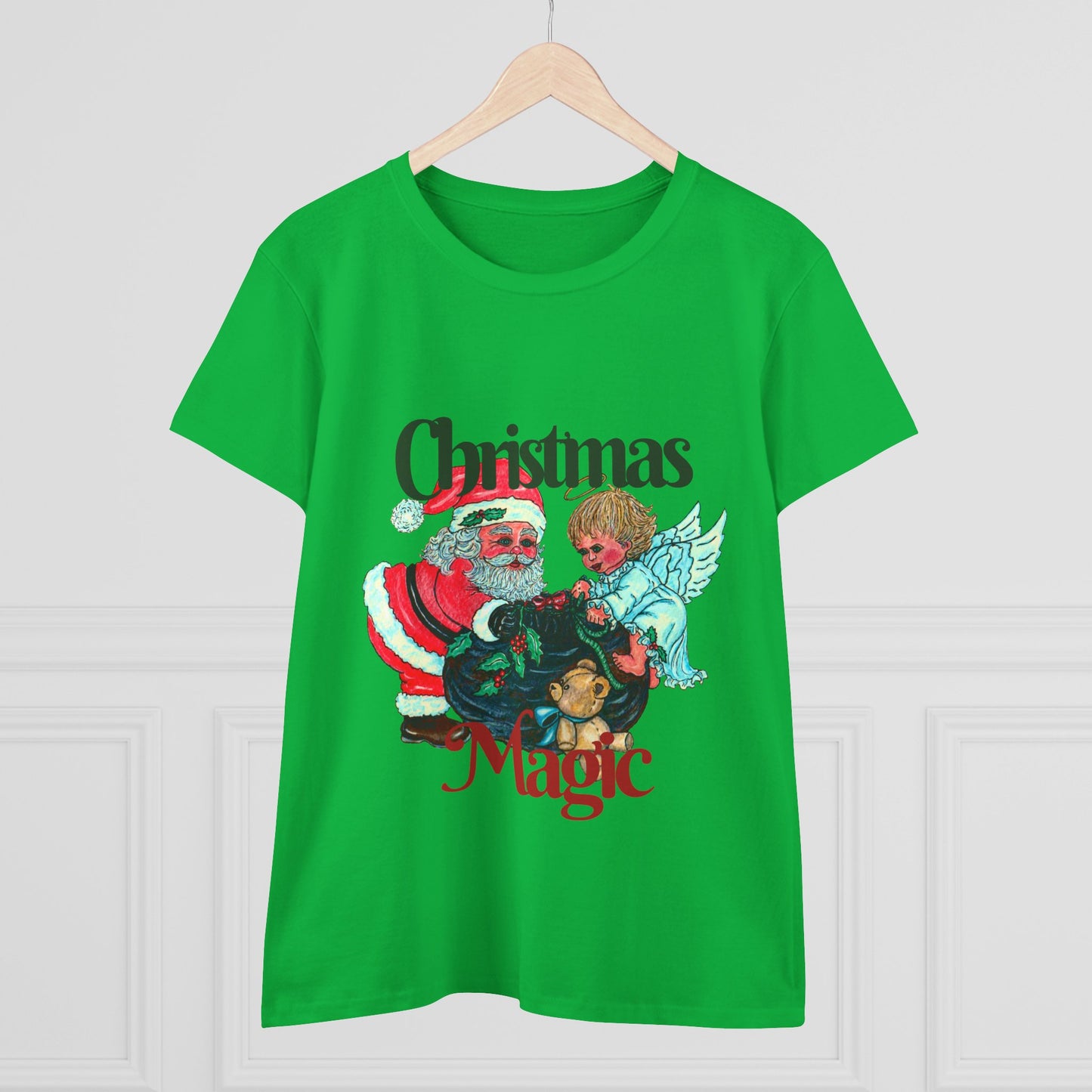 Christmas Magic Women's Midweight Cotton Tee