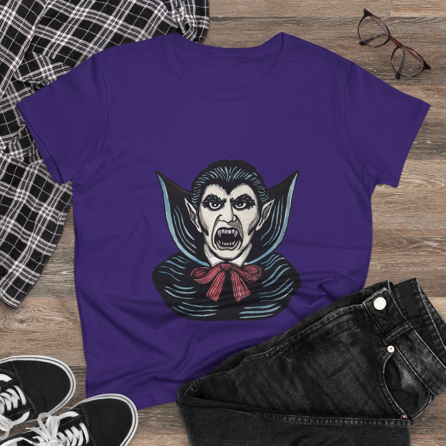Dracula Women's Midweight Cotton Tee