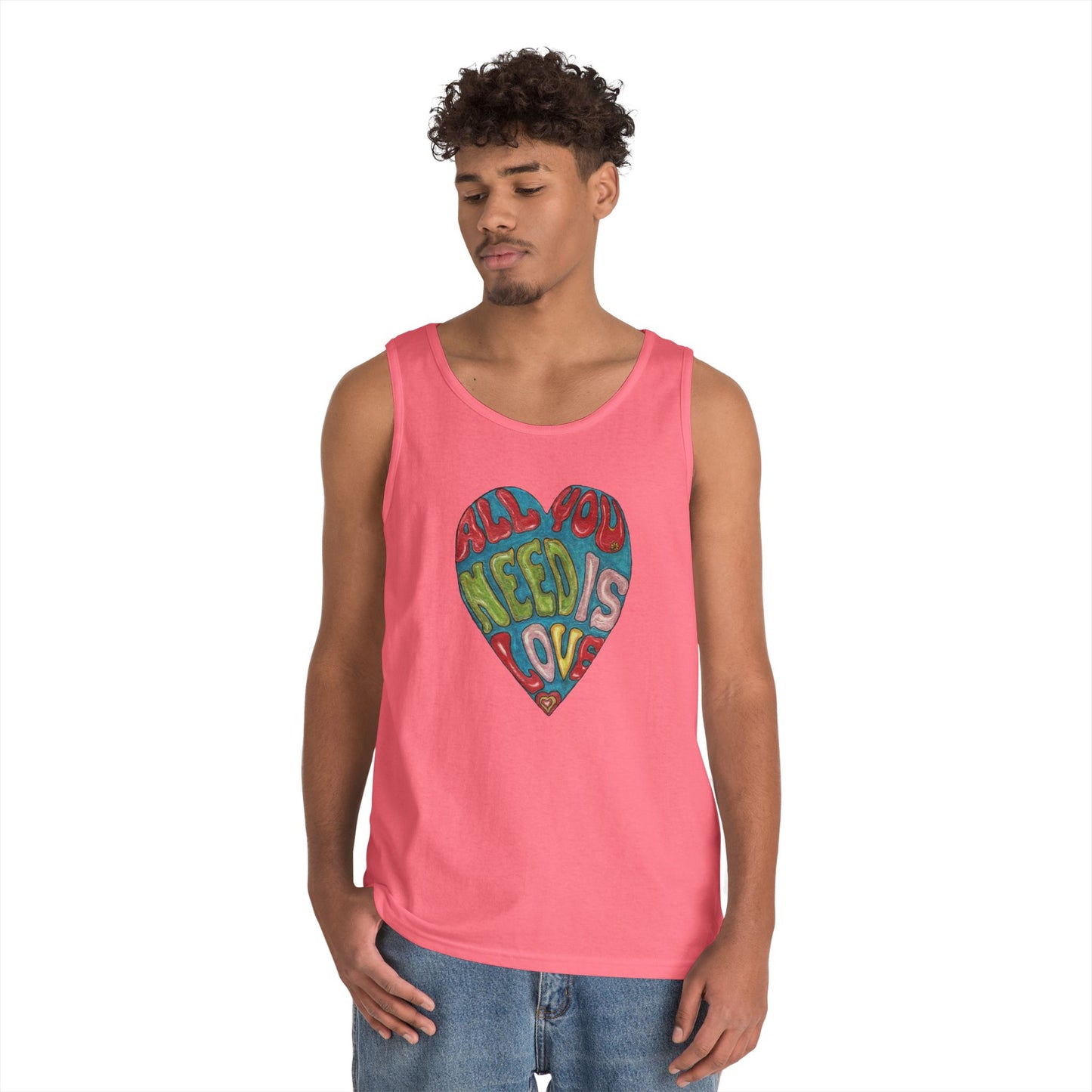Love Unisex Heavy Cotton Tank Top