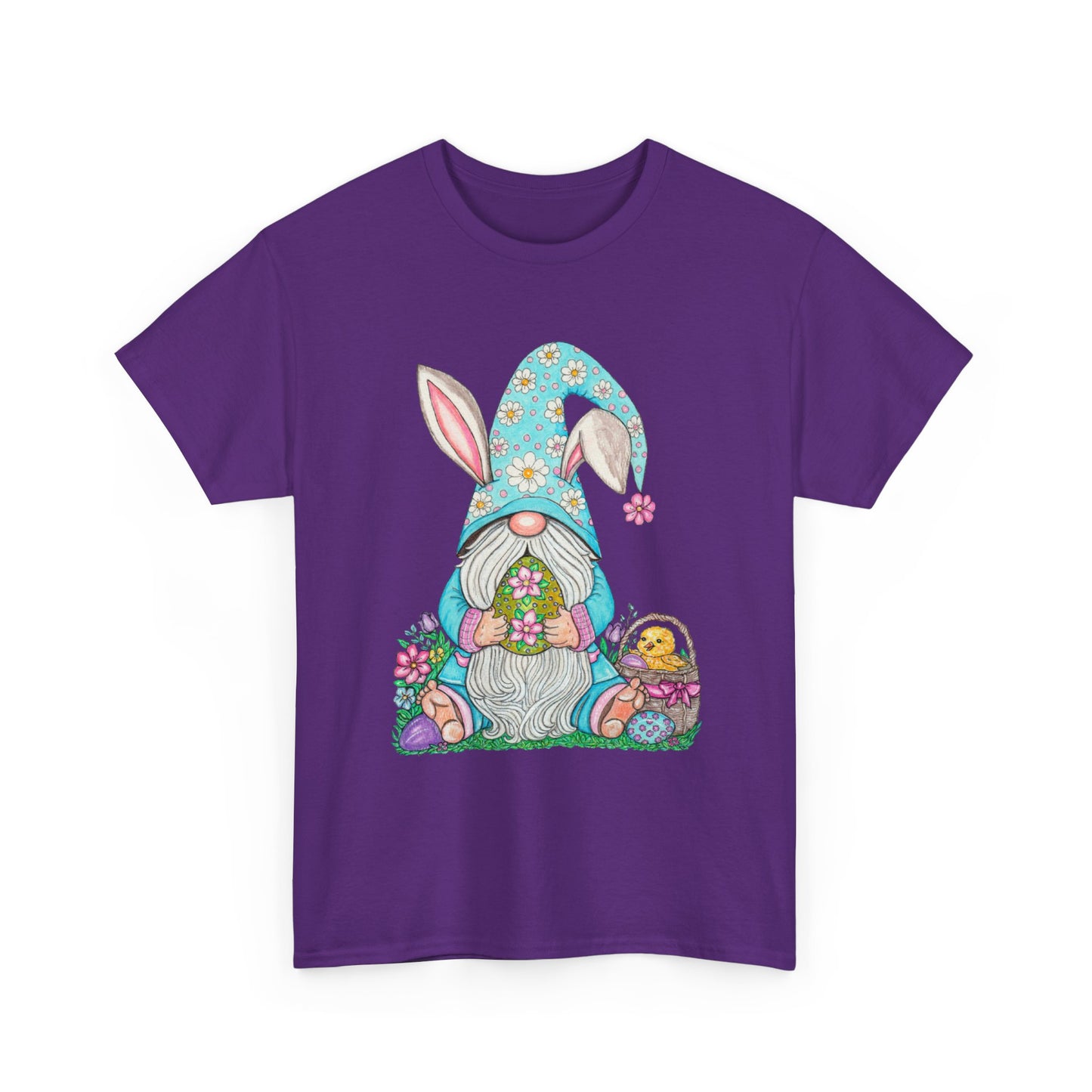 Easter Gnome Unisex Heavy Cotton Tee
