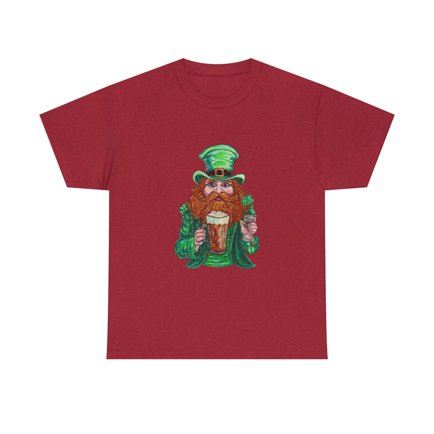 Drunken Leprechaun Unisex Heavy Cotton Tee