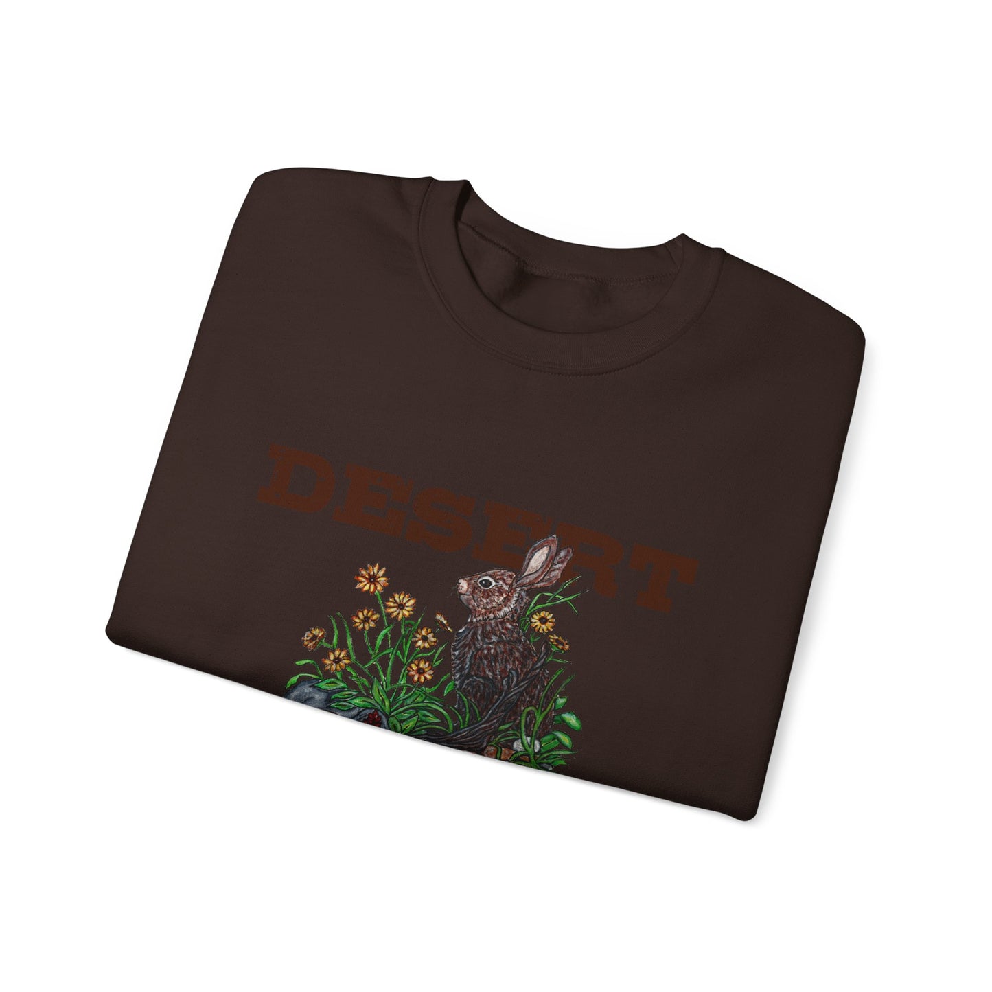 Desert Cotton Tail Unisex Heavy Blend™ Crewneck Sweatshirt