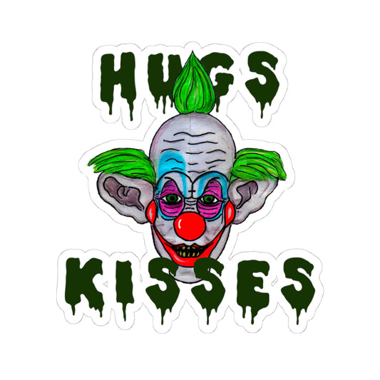 Hugs Kisses Kiss-Cut Stickers