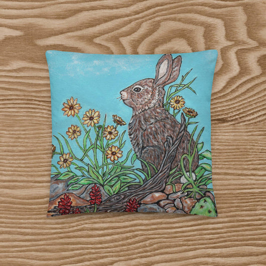 Cotton Tail and Bobcat Basic Pillow