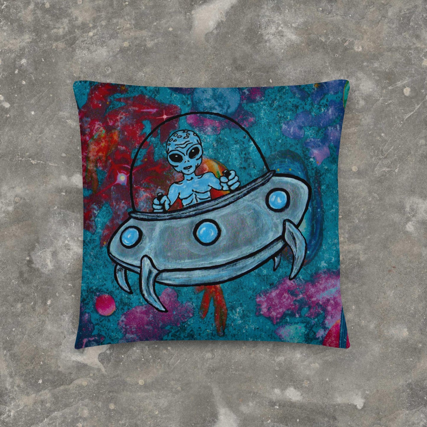 Space Invader Basic Pillow