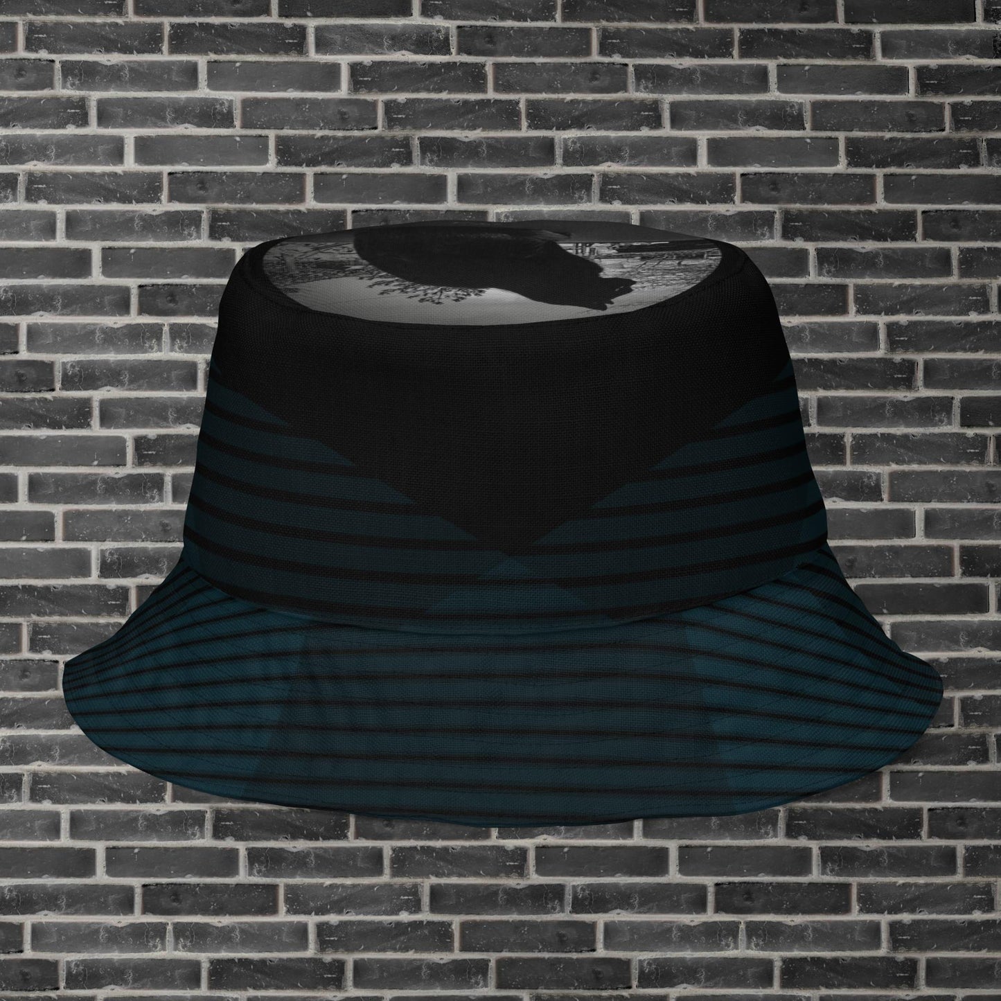 Black Cat Reversible bucket hat