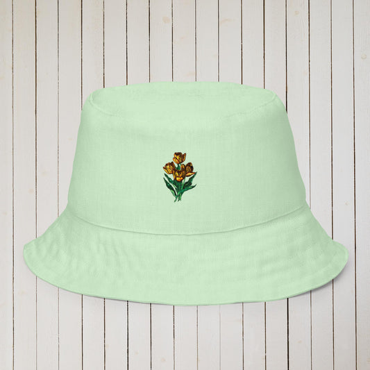 Tulips Reversible bucket hat