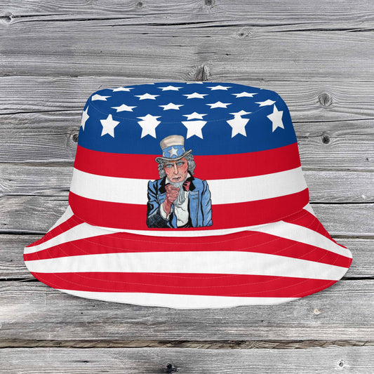 Uncle Sam Reversible bucket hat