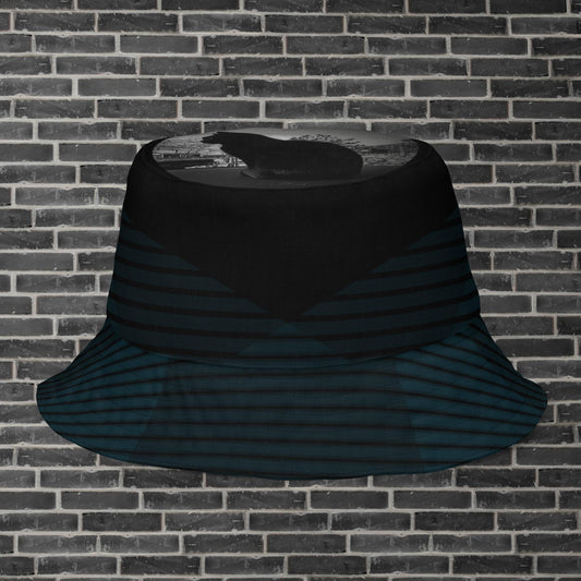 Black Cat Reversible bucket hat