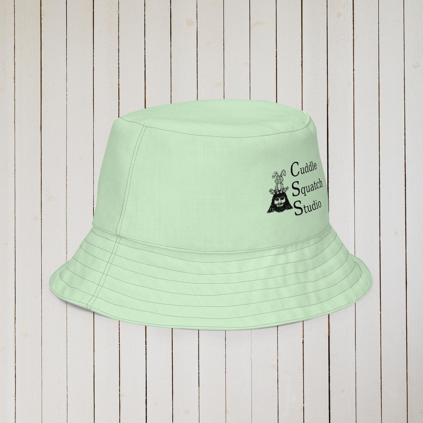 Sunflower Green Reversible bucket hat